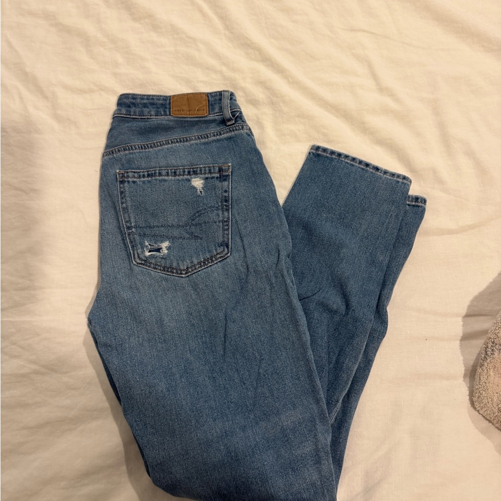 American Eagle Outfitters Blue Straight Leg Jeans